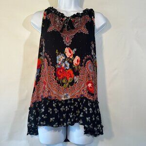 BILA Boho Tank Top Multicolor Floral Print